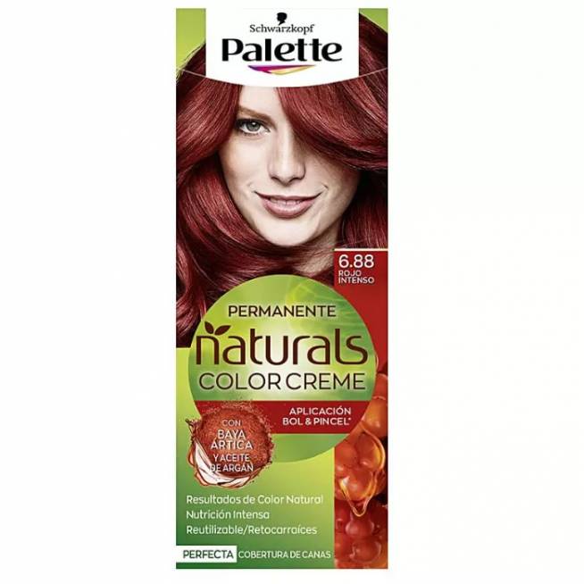 Schwarzkopf Palette Naturals Color Creme 6.88 Intensyvi raudona spalva