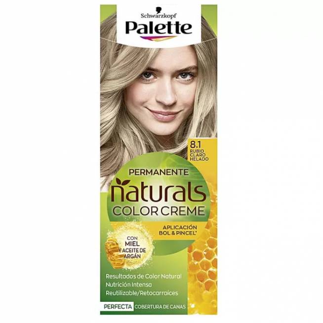 Schwarzkopf Palette Naturals Color Creme8.1 Matinė šviesiai šviesi blondinė