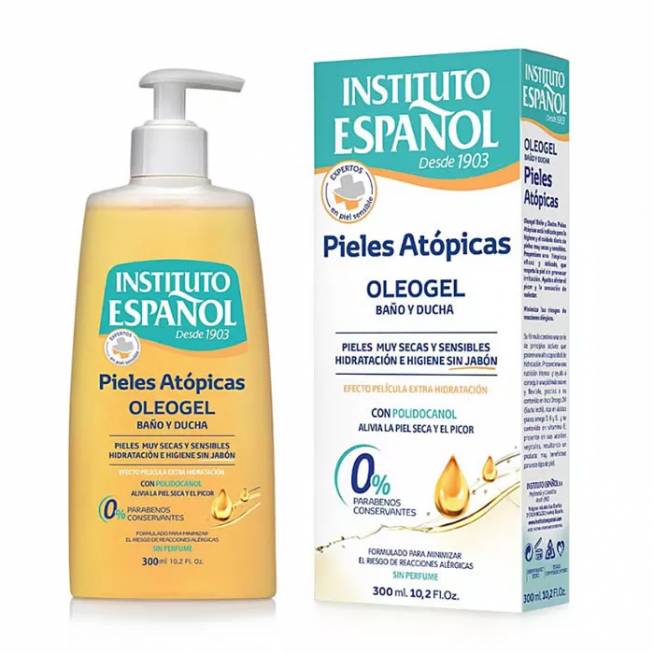 Instituto Español Atopinė oda Vonios ir dušo oleogelis 300ml