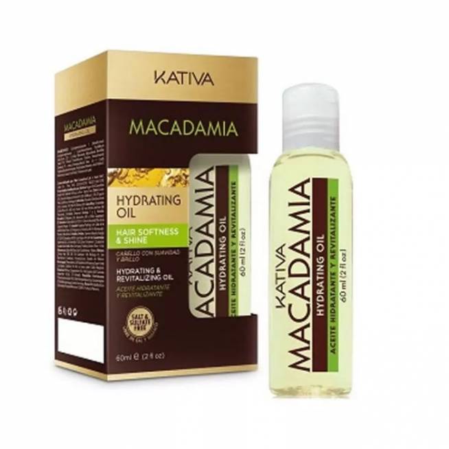 "Kativa" makadamijų drėkinamasis aliejus 60ml