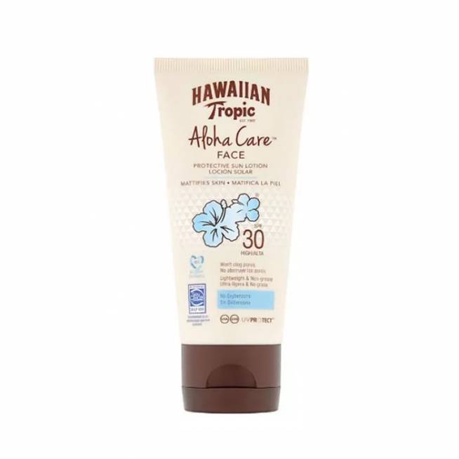 "Hawaiian Tropic Aloha Care" veido losjonas nuo saulės Spf30 90ml