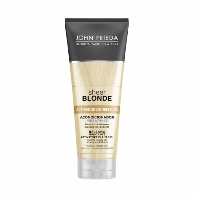 "John Frieda Sheer Blonde Highlight Activating Brightening Conditioen Lighter Blondes" 250ml