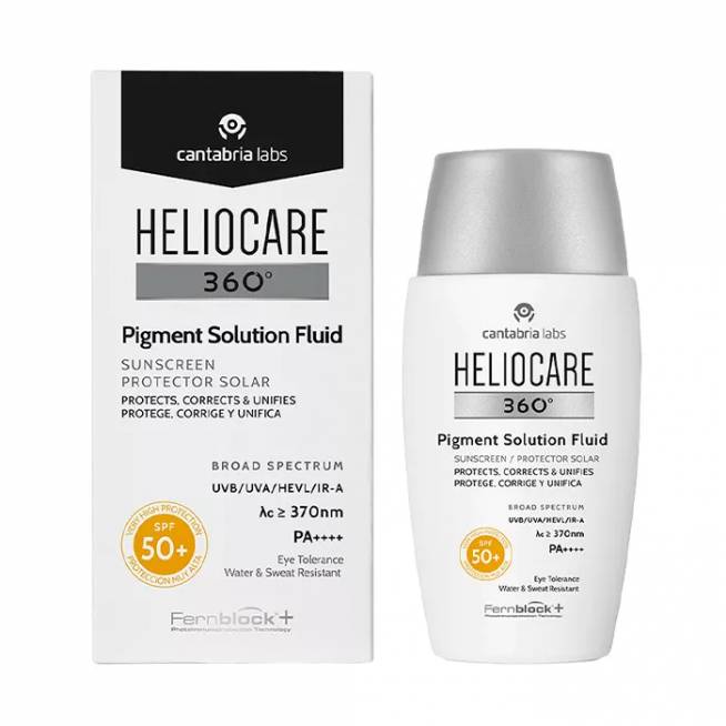 "Heliocare 360 Pigment Solution Fluid Spf50+" 50ml