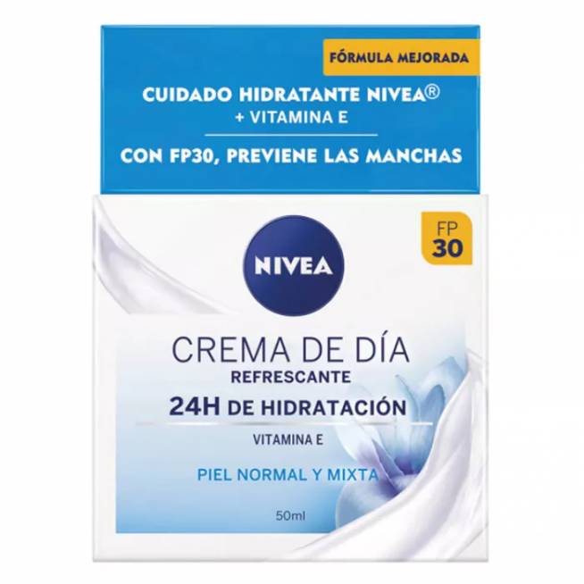 "Nivea" drėkinamoji dieninė priežiūros priemonė Spf30 normaliai ir mišriai odai 50ml