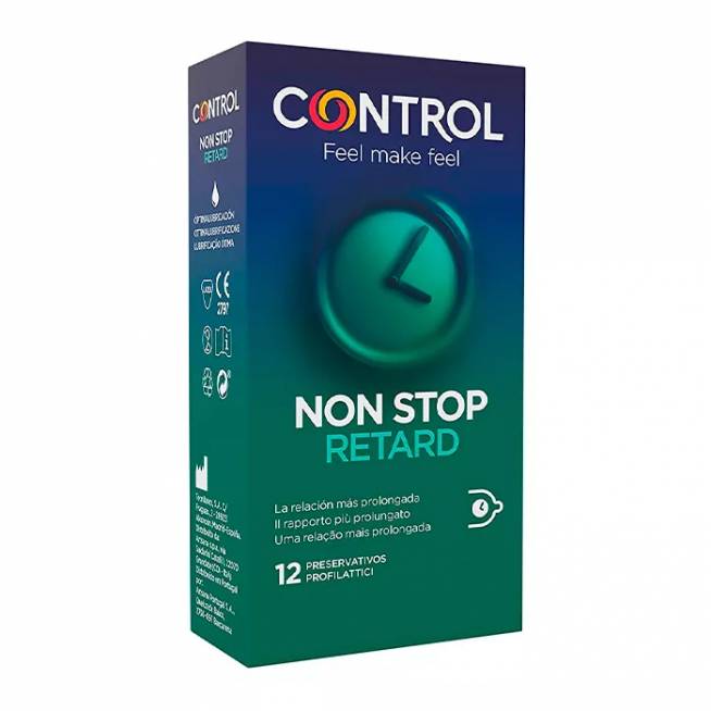 Control Non Stop prezervatyvai 12 vienetų