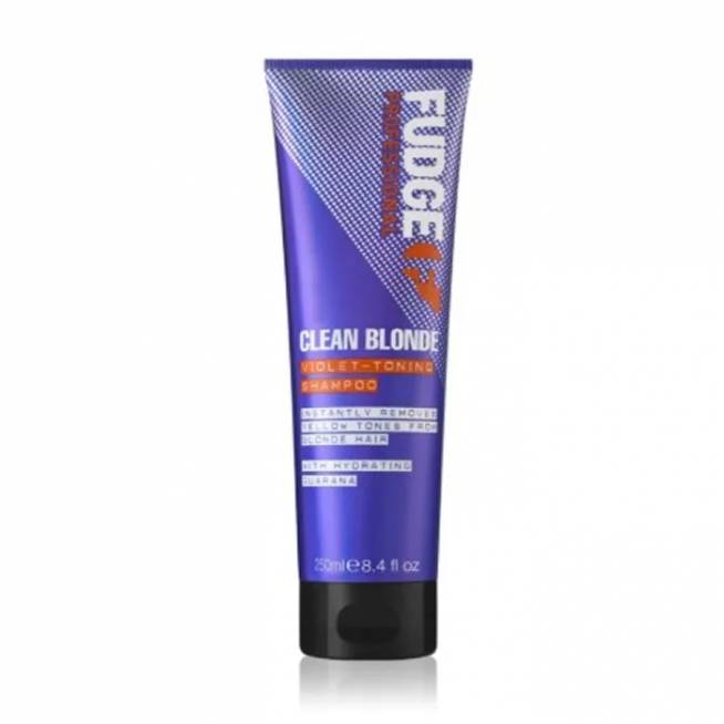 "Fudge Clean Blonde" violetinės spalvos tonizuojantis šampūnas 250 ml