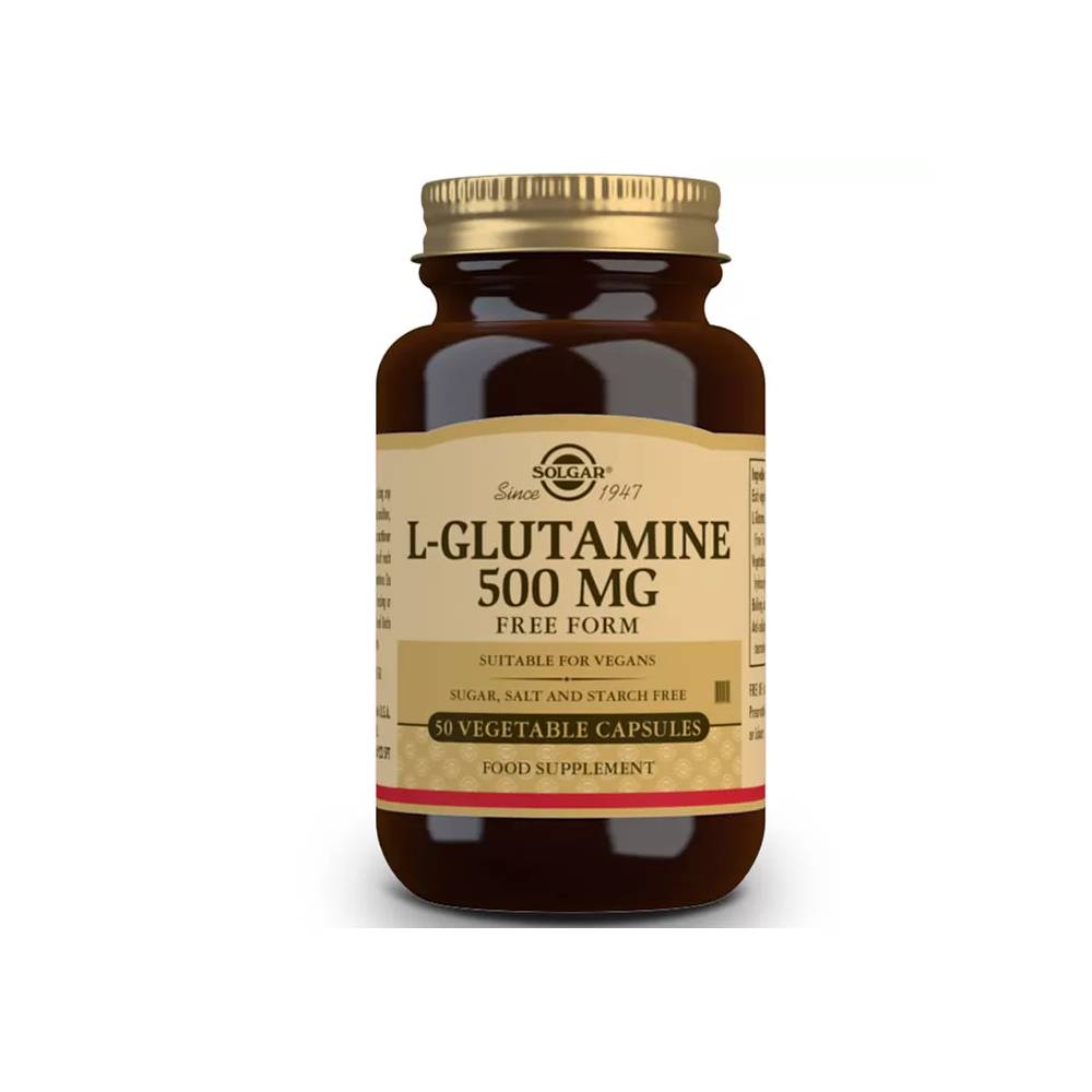 Solgar L-Glutamina 500mg 50 kapsulių