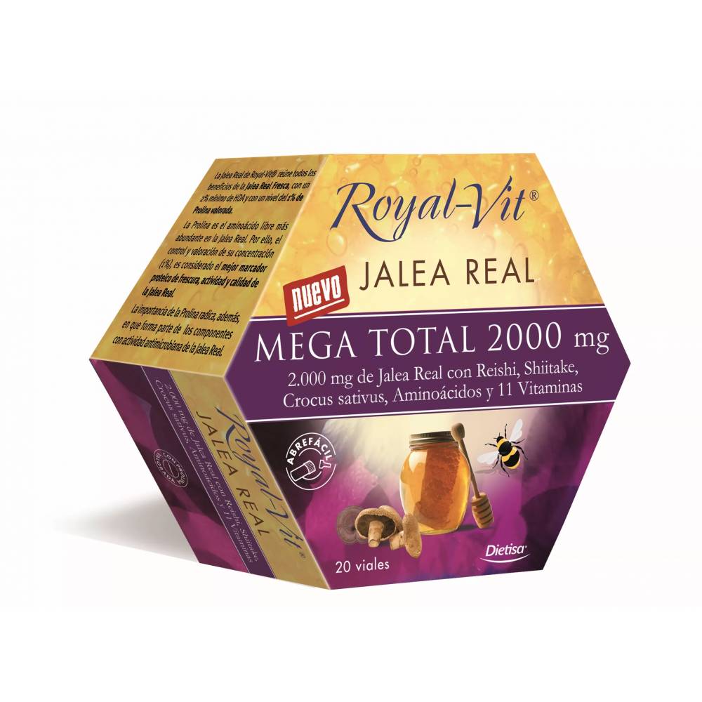 Dietisa Royal Vit Mega Total 2000 Mg 20 buteliukų