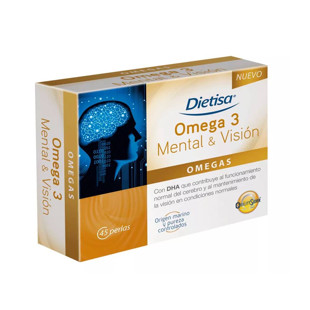 Dietisa Omega 3 Mental y Vision 45 Perlas