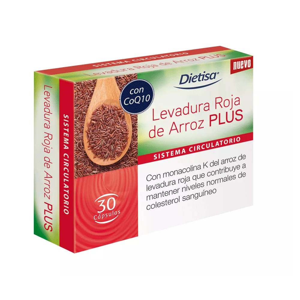 Dietisa DTS Levadura Roja De Arroz Plus 60 kapsulių