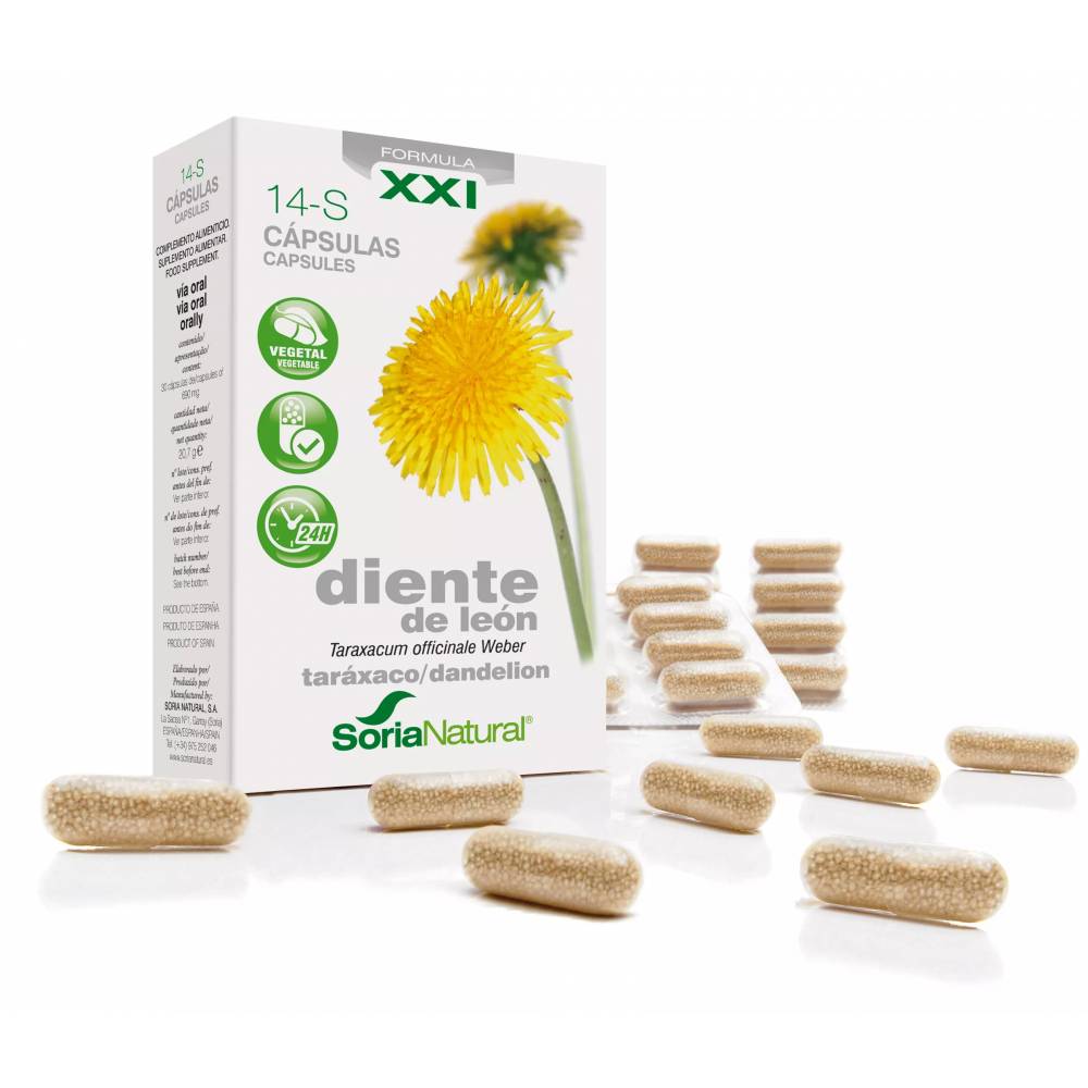 Soria 14-S Diente De Leon 400mg 30 kapsulių