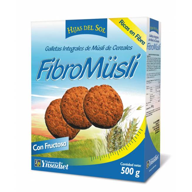 "Ynsadiet" Fibromuesli su dribsniais 500g