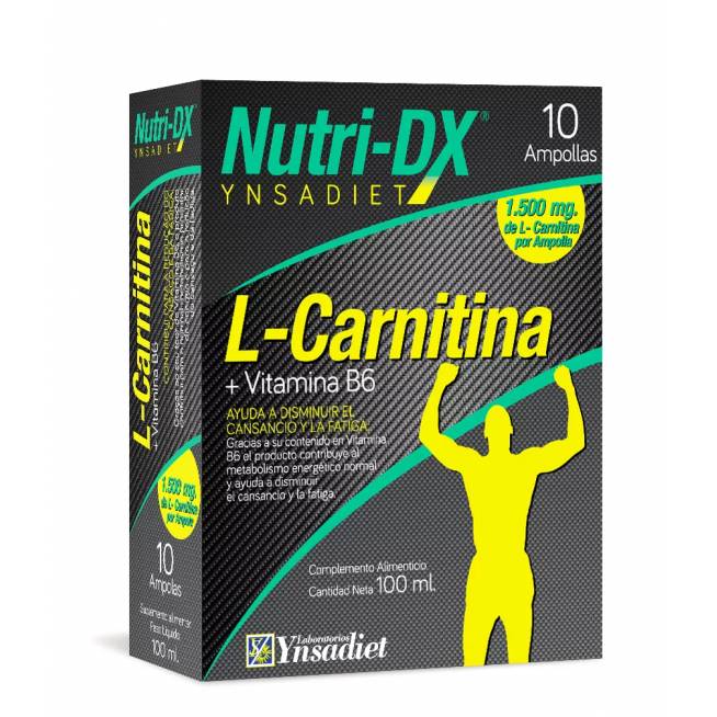 Ynsadiet L Carnitina 10 ampolų Nutri Dx