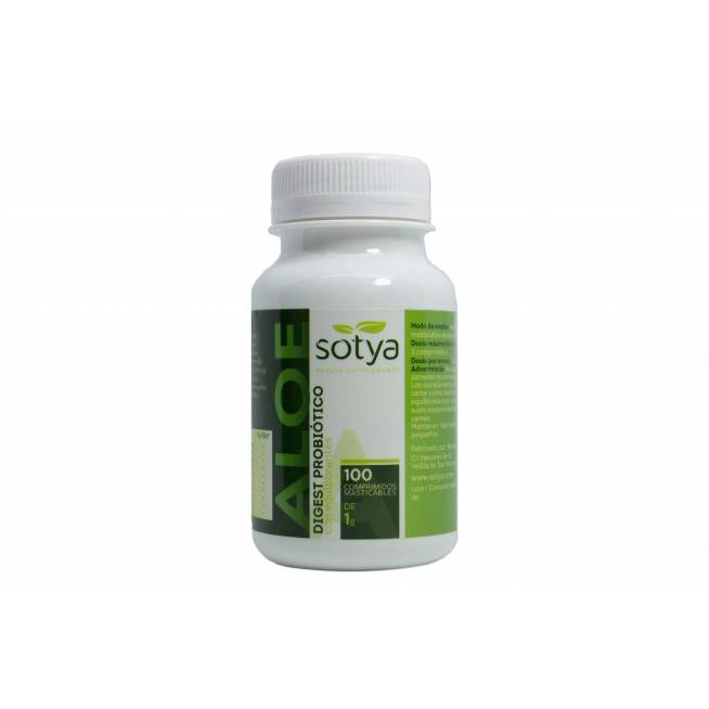 Sotya Aloe Digest Probiotico 100 Compr Masticable 1g