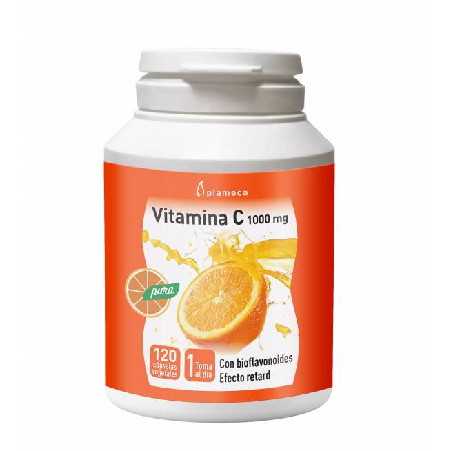 Plameca Vitaminas C 1000 Mg Retard 120 Vcaps