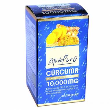 Tongil valstybė Grynas Curcuma 10,000 Mg 40 Caps