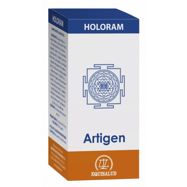 Equisalud Holoram Artigen 560 Mg X 60 kapsulių