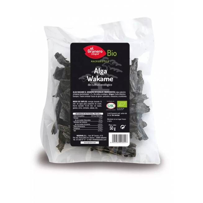 "Granero" dumbliai Wakame Organic 50g