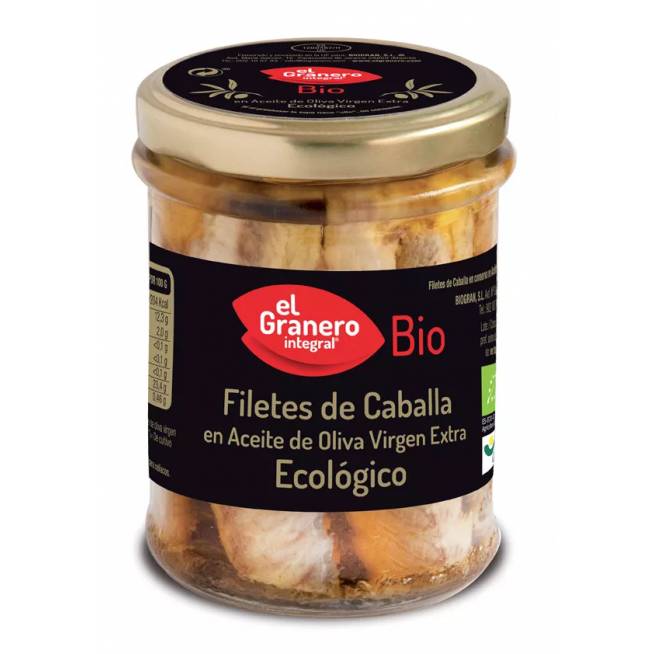 Granero Filetes De Caballa Bio 195g