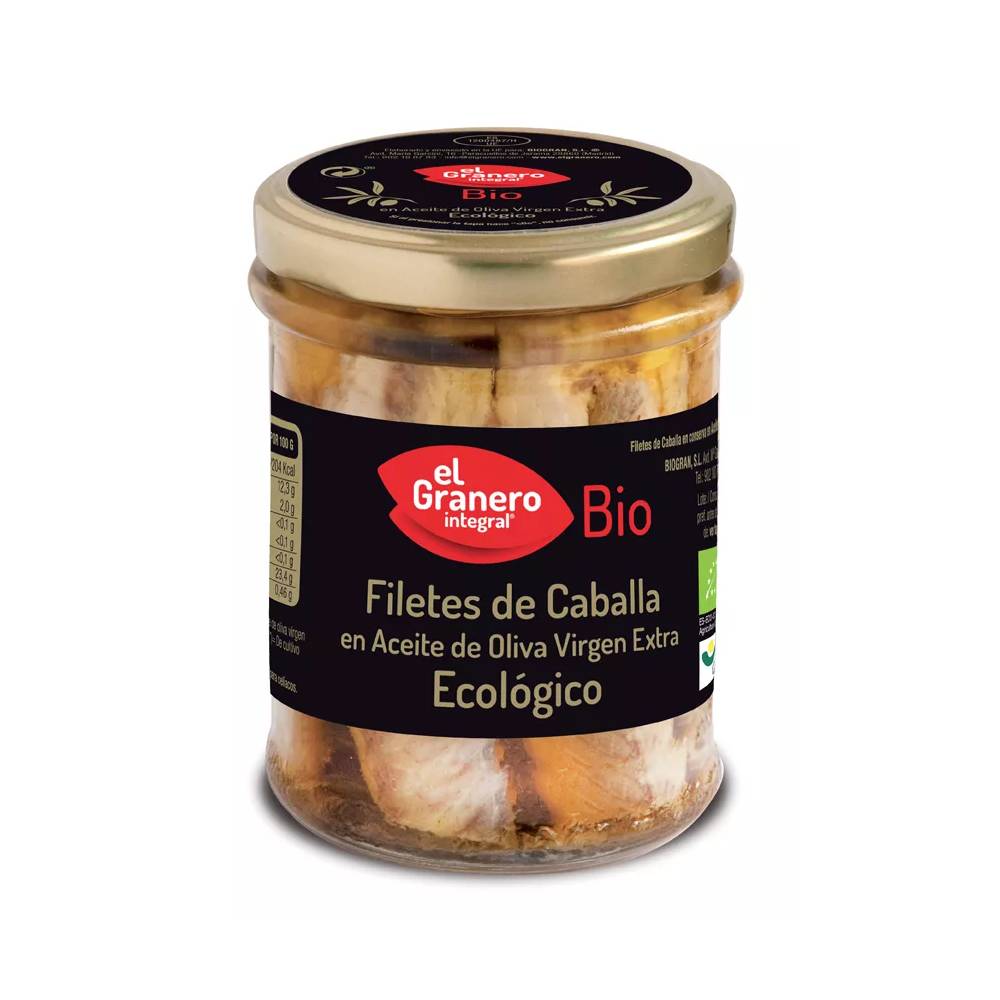 Granero Filetes De Caballa Bio 195g