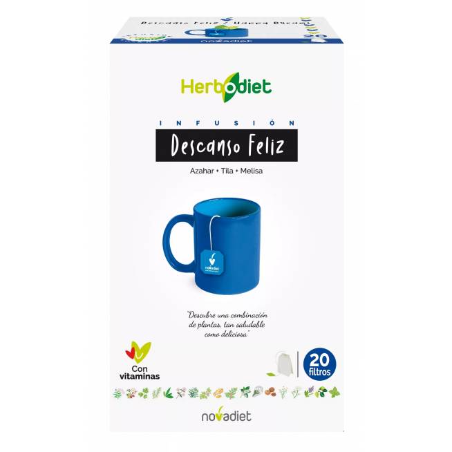 Novadiet Herbodiet Descanso Feliz 20 filtrų