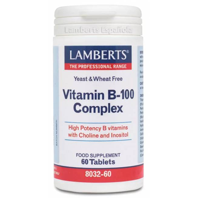 Lamberts Vitamina B-100 kompleksas 60 tablečių