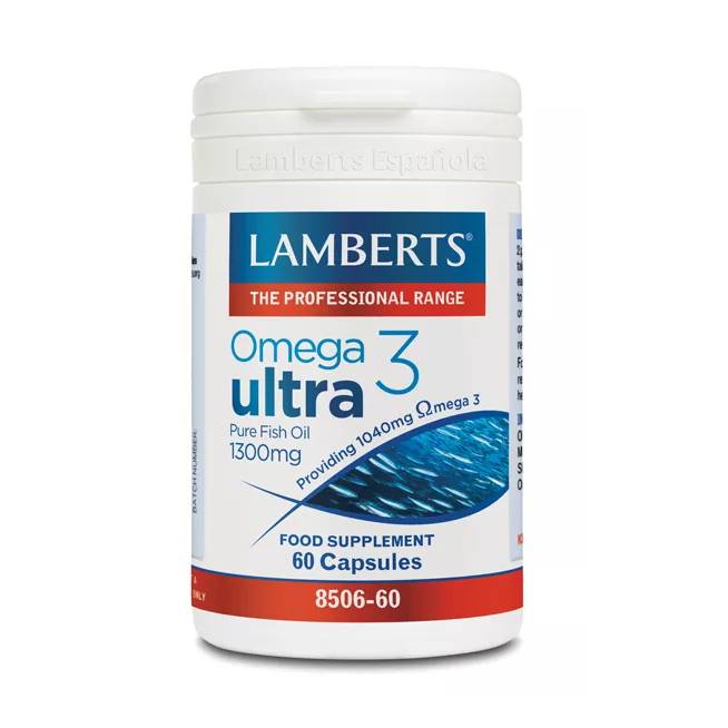 "Lamberts Omega 3 Ultra Pure Fish Acetate" 1300mg 60