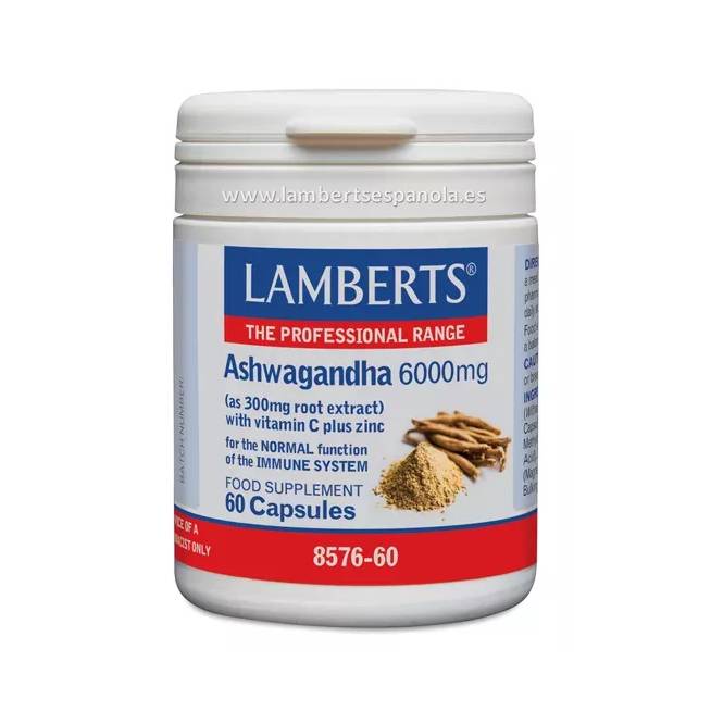 Lamberts Ashwagandha 6000 Mg 60 Cap