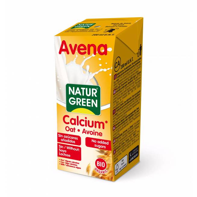 Naturgreen Bebida Avena Calcium 200ml