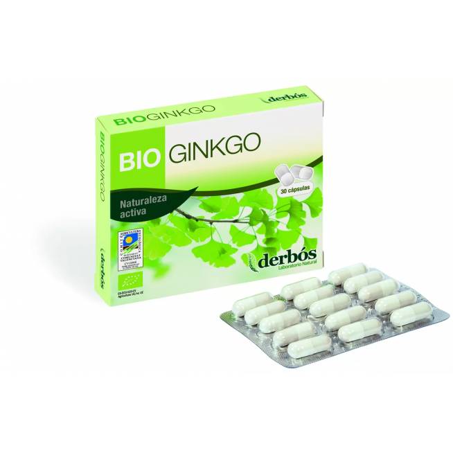 "Dherbos Bio Ginkgo Biloba" 30 kapsulių