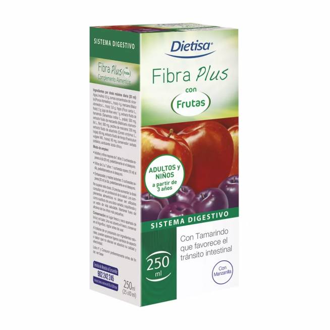 "Fibra Plus" su vaisiais 250ml (buvusi "Dietisa Lax")