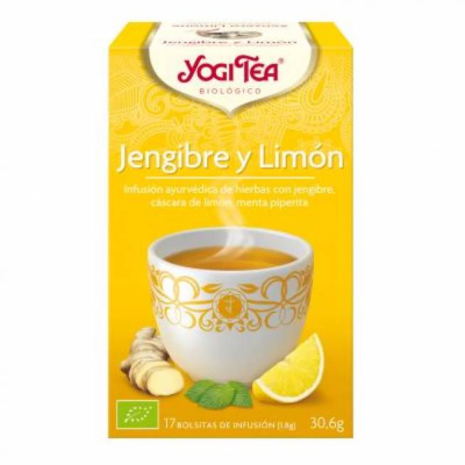 Yogi Tea Jengibre y Limon 17 Bolsitas