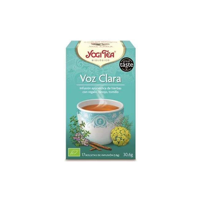 "Yogi Tea Voz Clara 17 Bolsitas