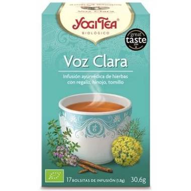 "Yogi Tea Voz Clara 17 Bolsitas