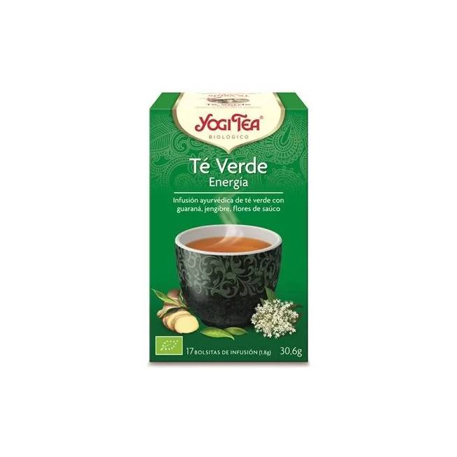 "Yogi Tea Energy Te Verde 17 Bolsit