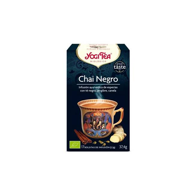 "Yogi Tea Chai Negro 17 Bolsitas