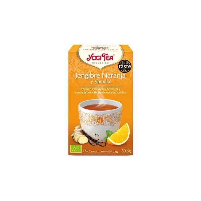 Yogi Tea Yogi Jengibre-Vainilla-Naranja 2g X 17 Bolsitas