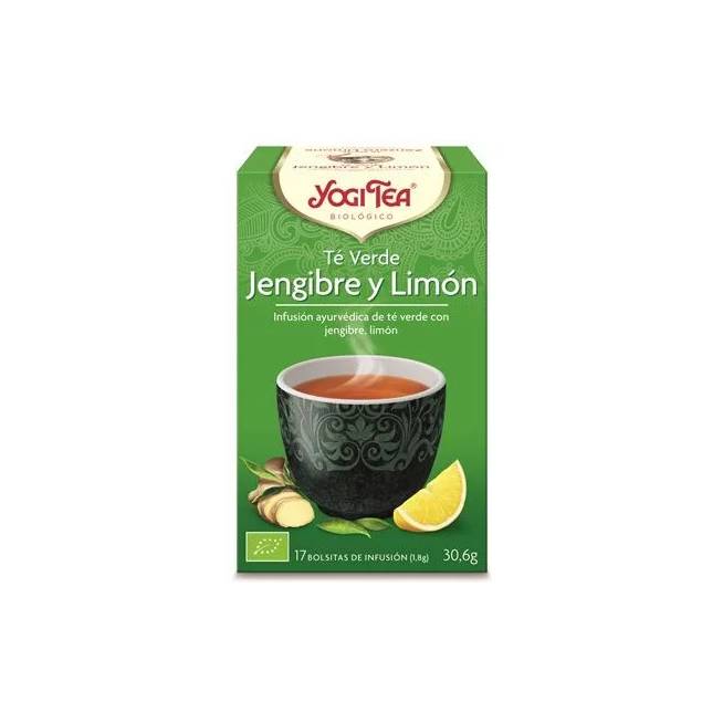 Yogi Tea Te Verde Jengibre y Limon 17 X 1,8g