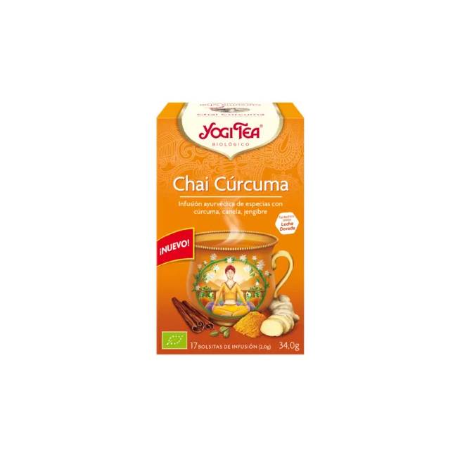 "Yogi Tea Chai Curcuma" 17 tablečių X 2g