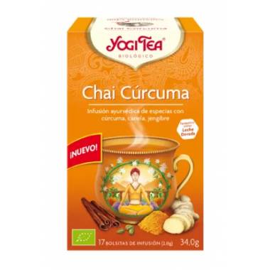 "Yogi Tea Chai Curcuma" 17 tablečių X 2g