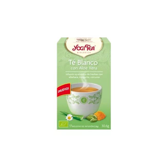 "Yogi Tea Te Blanco" su alaviju 17 filtrų