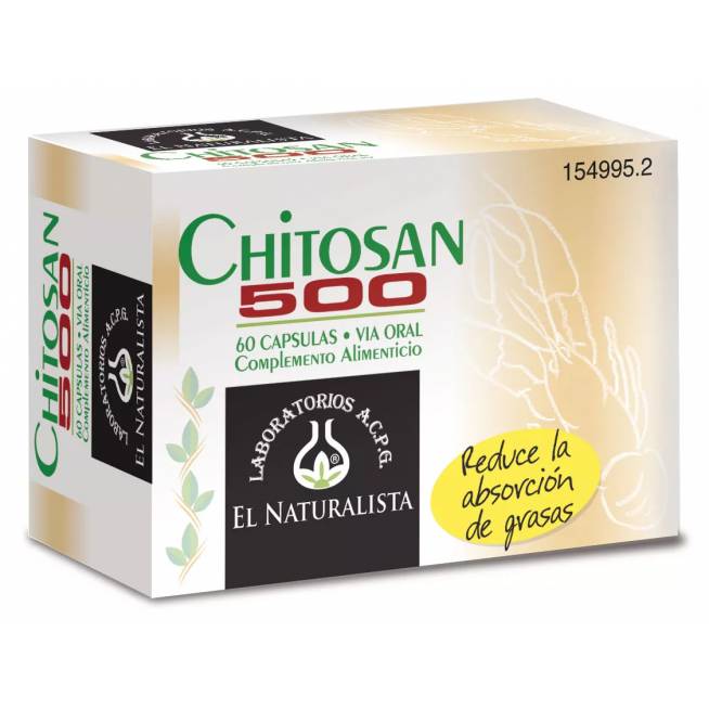 El Natural Chitosan 500 60 Caps