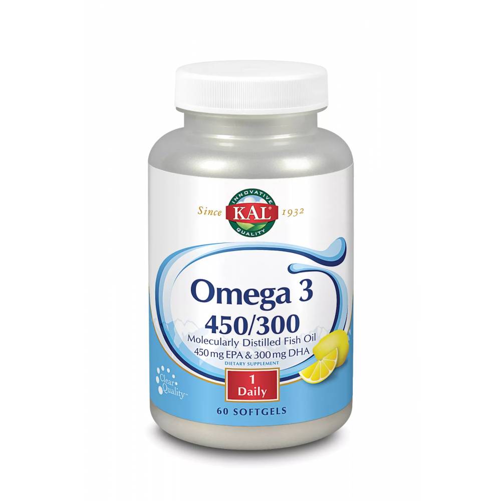 Kal Omega 3 450-300 60 vienetų