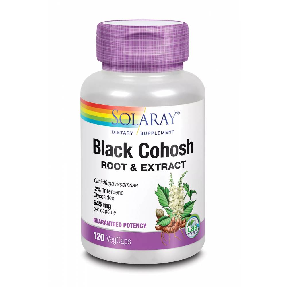 "Solaray Black Cohosh" 120 Vcaps