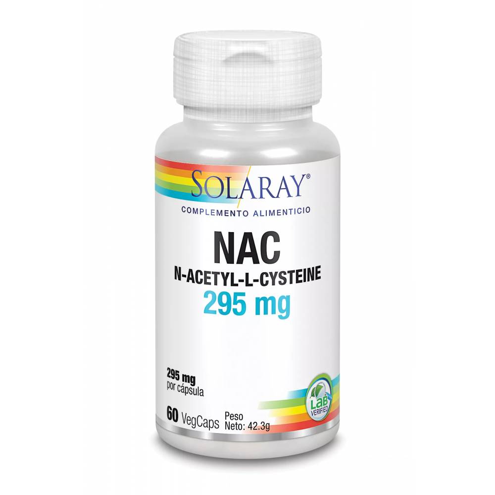 Solaray Nac 295 Mg 60 Vcaps