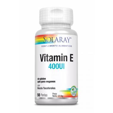 "Solaray" vitaminas e 50 perlų