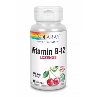 "Solaray Vitamina B12" 2000 Mcg 90 Comp