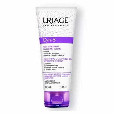 "Uriage Gyn-8" raminamasis valomasis gelis intymiai higienai 100ml