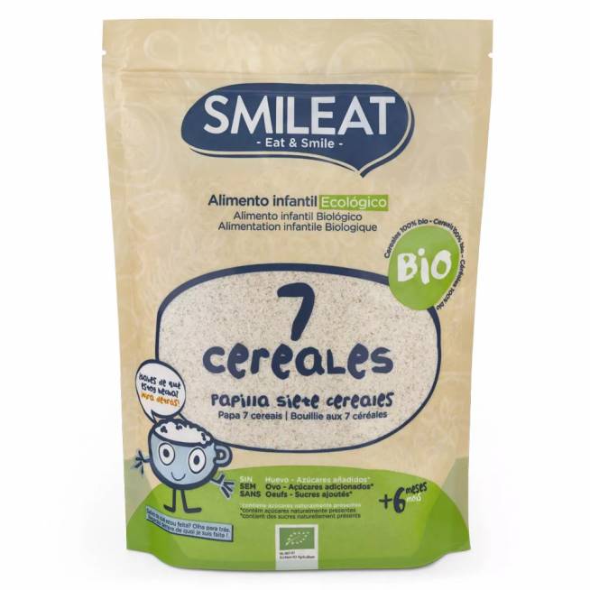 Smileat Papilla 7 Cereales Organic 200g