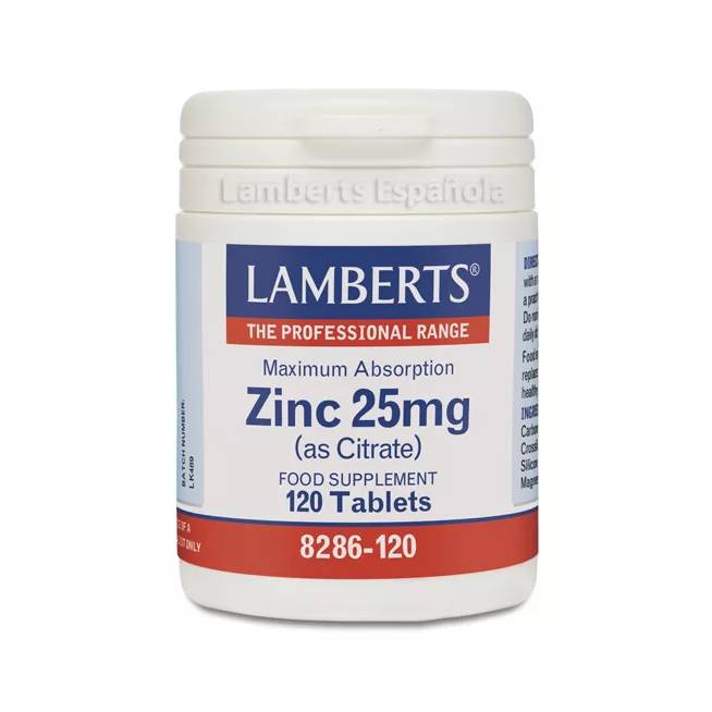 "Lamberts Citrato De Zinc 25 Mg 120 Caps